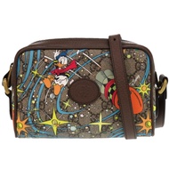 近全新 Gucci x Disney Donald 648124 GG Supreme PVC 和ブラウン棕色單肩包 1370 [二手] GUCCI