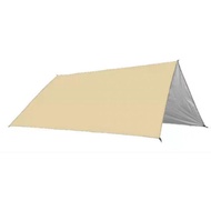 Lightweight Flysheet 3m x 4m (10ft x 13.3ft) Camping Tent Trap WaterProof Trap and Sunshield Canopy, outdoor