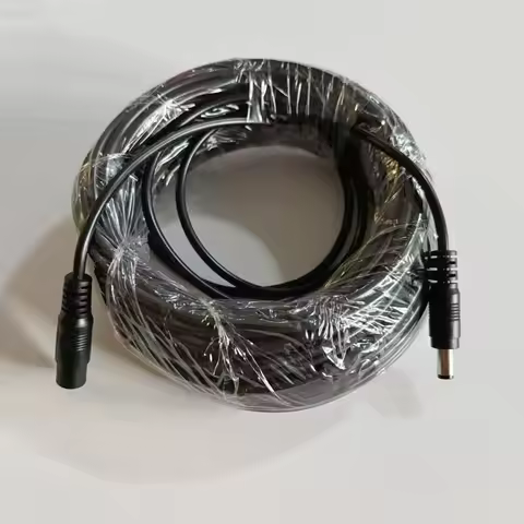 12V DC Video Extension Cord 5.5mm*2.1mm Male to Female Connector 12V Power Extension Cable for Secur