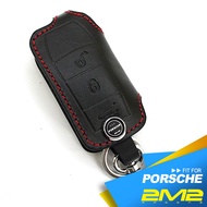 2m2 _ Porsche Cayenne Macan Panamera 911 918 Spyder Car Chip Key Leather Case