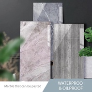 20Pcs Marble Vinyl Wall Wallpaper 30 X 60 Cm Marble Cabinet Waterproof Stickers