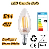 LED Mentol Lilin E14 4W Daylight Warmwhite LED Candle bulb