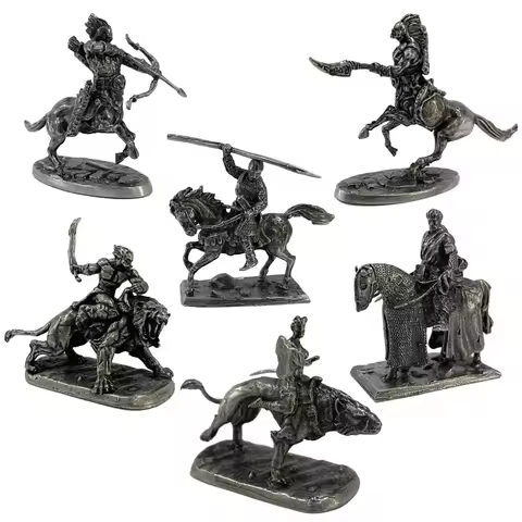 Metal Mediaeval Knights Army Centaur Cavalry Soldier Figurines Miniatures Metal Copper Mens Gifts De