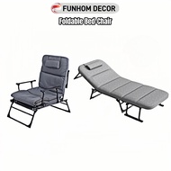 [SG Stock]Japanese Portable Foldable Bed-Sofa Chair Single Bed 3-Fold Multifunctional Bed Latest Cra