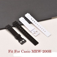 Soft Waterproof Watchband For Casio MRW-200H Men Watches Accessories Bracelet Band Silicone Watch Strap 18mm