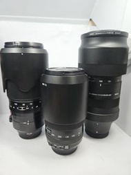 Fujifilm 40-150mm Fujifilm 70-300mm Sigma 100-400mm