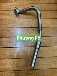 ⚡️FREESHIP⚡️ Cổ pô inox 304 gắn lon 4road & DranTurismo cho Vario/SHVN/AB 125-150 /Click THÁI /VISIO