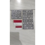 Custom computer embroidery patches bebas Design