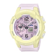 Casio Baby-G (BGA-230PC-9BDR) White Resin Strap Shock Resistant 100 Meter World Time Watch