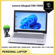 Lenovo ideapad 330-15IKB Intel i5-8250U 8GB HOB RAM 256GB SATA SSD MX150 2GB GPU Win 11 HSL Refurbis