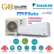 DAIKIN R32 FTV-PB Series WIFI NON-INVERTER Air Conditioner- FTV28PB / FTV35PB / FTV50PB / FTV60PB