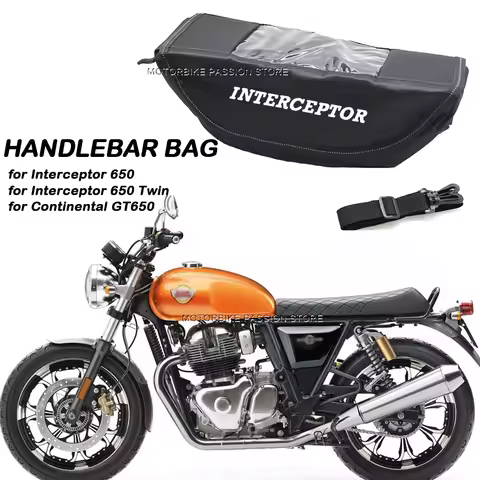 For Interceptor 650 Interceptor 650 Twin Continental GT650 Universal Motorcycle Handlebar Waterproof