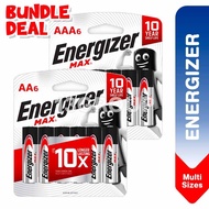 Energizer MAX AA / AAA Alkaline Battery / Long-Lasting Power Batteries, Assorted