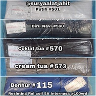 Internusa P/wrn 5A Coil Zipper Leaf @100y = rp. 92.750/1 Roll