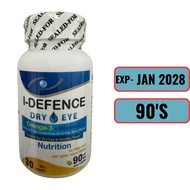 I-Defence Dry Eye Nutrition 90s – Omega-3 Eye Moisture & Tear Support Formula