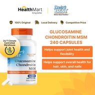 [SG] Doctor's Best, Glucosamine Chondroitin Msm with OptiMSM Capsules, Supports Healthy Joint Struct