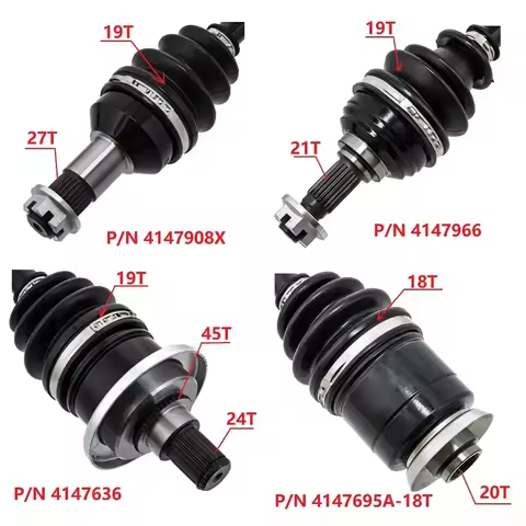 Cv Joint Kit for ARCTIC CAT Wildcat Sport DVX Utility Trail ALTERRA VLX XT Mud Pro TBX TRV Prowler 5