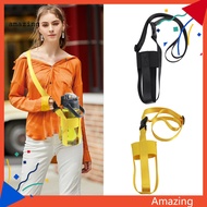 AMAZ- Water Bottle Holder Carrier Strap Adjustable Wear Resistant Universal Flask Water Bottle Shoul
