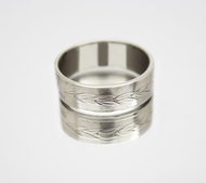 阿爾及利亞硬幣戒指 1 第納爾 1987 年男士硬幣戒指 女士硬幣戒指