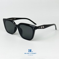 Kính Râm Kính Mát Nam Nữ Phong Cách Hàn Quốc GM Chống Tia UV 400 Mắt Phẳng Thời Trang Đen Nâu Cam Om