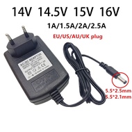 14v 14.5V 15V 16V Power Supply Adapter 1A 1.5A 2A 2.5A 2500mA Universal AC/DC Adapter 14 14.5 15 16 