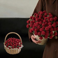 Birthday Gift/ flower blanket crochet / flower crochet bouquet blanket / rose blanket / crochet bouq