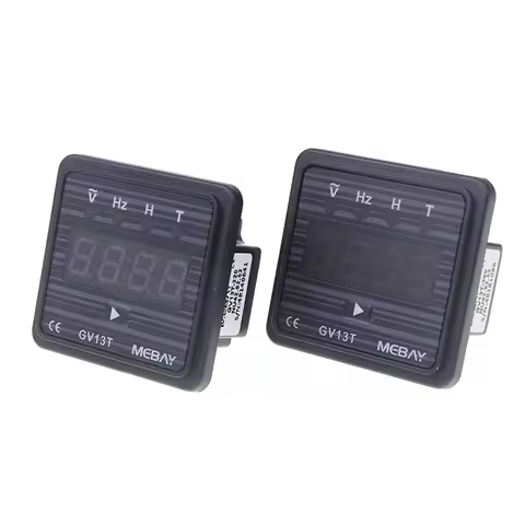 GV13T Diesel Generator Digital Display Instrument Voltmeter Frequency Hour Test Panel Meter AC220V A