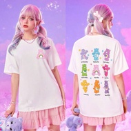 เสื้อแคร์แบร์ Care bears ของแท้ เสื้อยืด สกรีนหน้า-หลัง ลายหมี การ์ตูน แคร์แบร์ เสื้อยืดคุณภาพดี S-5