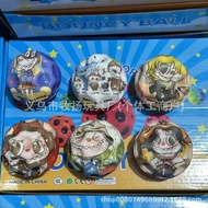 Hot-selling Labubu PU Bouncy Ball Source Manufacturer 7cm Wrist Bouncy Ball Outdoor Sports High Boun