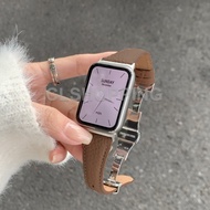 Genuine Leather Strap For Redmi Watch 5 Active 4 3 lite Xiaomi Smart band 9pro mi band 8 pro 22mm Me