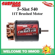 540 11T 13T 16T 20T Brushed Waterproof 5-Slot Motor for Tamiya Kyosho TRAXXAS WLtoys 1/10 RC Crawler