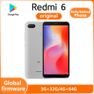 Re-furbished Phone Celular Xiaomi Redmi 6 Smartphone 3GB 64GB 4G LTE Mobile Phone In stock Android c