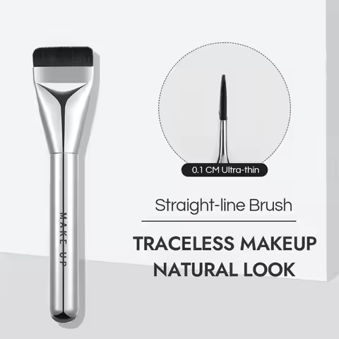 Flat-head Foundation Brush Ultra-thin Brush Head Traceless Gecomo Foundation Makeup Brush