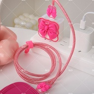 Rose Bow Charger Protector for  VIVO 33W 66W 80W with Laser Cable Protector Organizer Chargering Hea