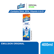Scotts Emulsion Cod Liver Oil Vitamin A&amp;D Children Supplement [Original] (1 x 400ml)