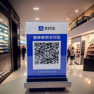 In mã QR Code kèm kệ mica chữ L trong suốt - Bảng QR In - Tấm QR in hình ảnh