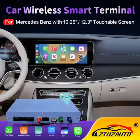 2025 Wireless CarPlay Android Auto For Mercedes Benz A B C E CLS CLA GLA GLB GLE Class NTG6.0 2018-2