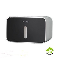 Ecoco Waterproof Wall Mounted Toilet paper holder Roll Paper Tube Storage Box