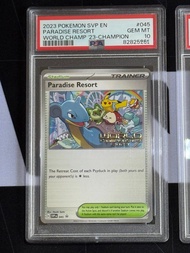 Psa10 Ptcg wcs 2023 英文版