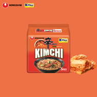 Nongshim Shin Kimchi Ramyun Instant Noodle [ Made In Korea ] [ Halal Certification ] 5X120G