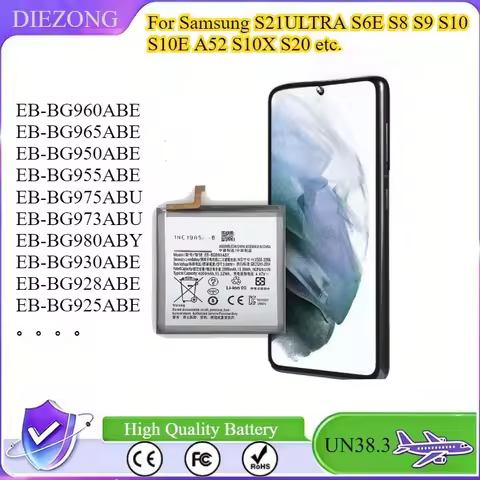 EB-BG960ABE EB-BG975ABU EB-BG973ABU EB-BG980ABY Battery for Phone Samsung Galaxy S8 S9 S10 S10E S10X