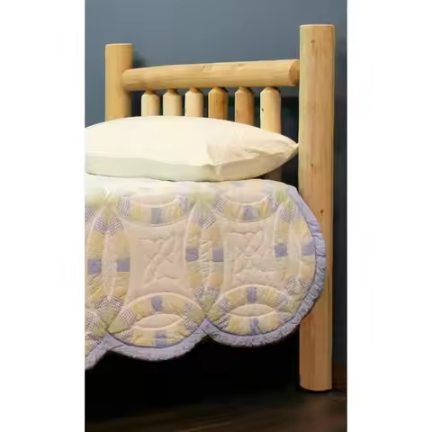 Unfinished Wooden Headboard, Queen 64 in. W x 4.5 in. D x 48 in. H 40 lbs. ,