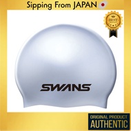 SWANS Swim Cap Silicone Cap SA7 Silver【Direct From Japan】