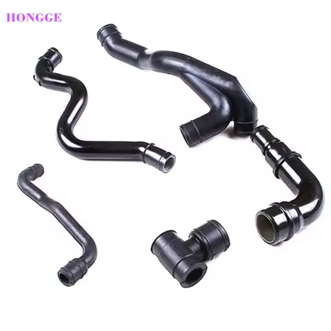 Qty 5 Crankcase Ventilation Pipes Exhaust Hose Kit for VW Golf MK4 Bora 1.8T 06A 103 213F 06A 103 22