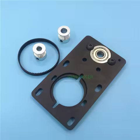Shapeoko 2 CNC mill machine part Z Axis Motor Plate Aluminum plate with Flange bearing 608zz for X-C