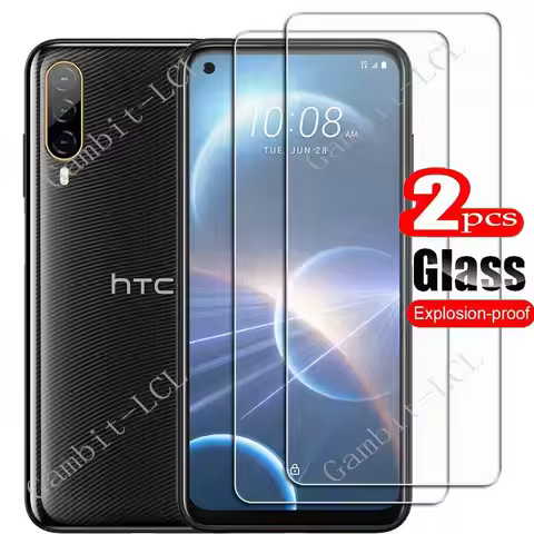 2PCS FOR HTC Desire 22 Pro 6.6" 9H Tempered Glass Protective On Desire22 22pro Desire22pro Screen Pr