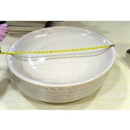 12pcs 10" KFC Plate/ PP Plate/ Kenduri Plate/ Pinggan Plastik/ Plate 10inch Plate/ Pinggan