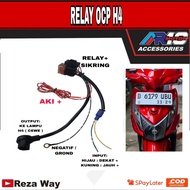 UNIVERSAL H4 LAMP RELAY - MINI BILED RELAY OCP - H4 LAMP RELAY - H6 TO H4