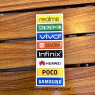 Flexible emblem sticker hp, 1 BRAND LOGO