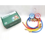 Manifold Set R410a Hengsen | Brass Manifold Gauge Set | AC Analyzer